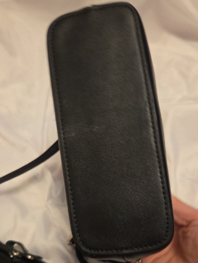 Clear Front Black Crossbody Bag With Adjustable Strap — image 3 of 4